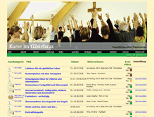 Tablet Screenshot of kursprogramm-im-kloster.de